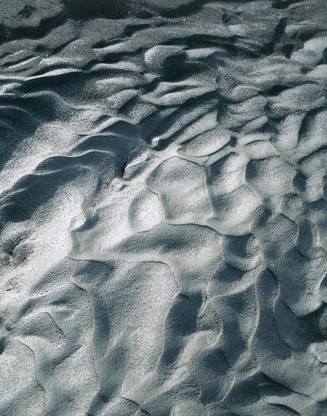 Formationer i lera och sand.