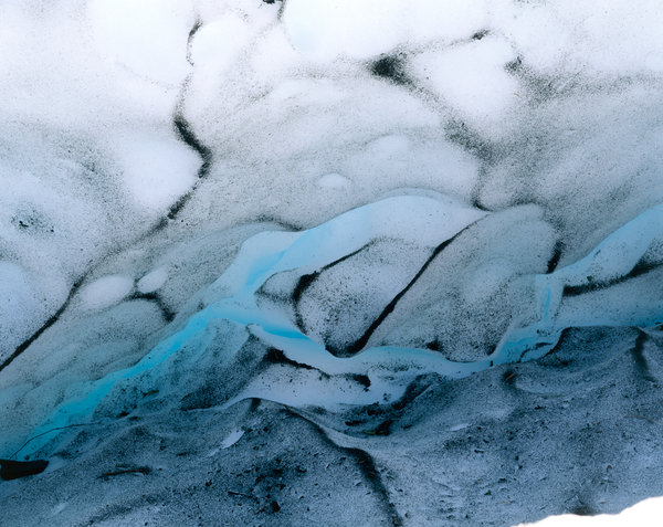 Isformationer vid Portage glaciren.