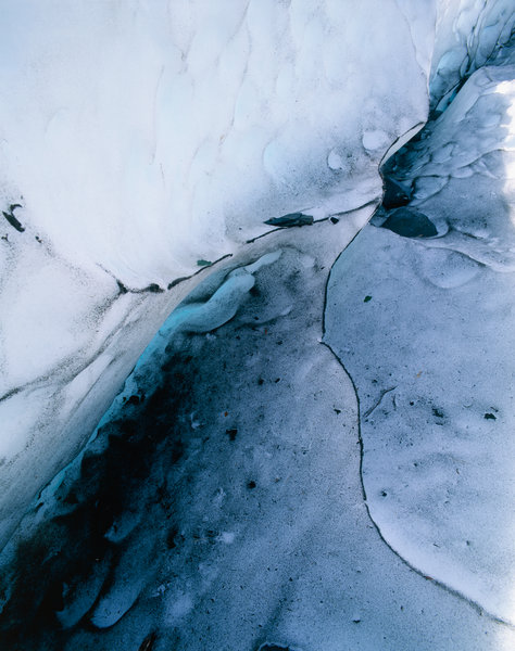 Isformationer vid Portage glaciren.