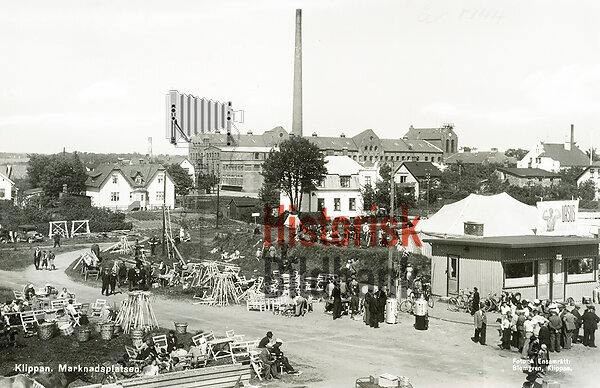Klippan. Marknadsplatsen.
