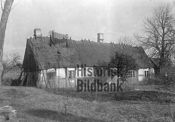 Hus som l�g p� Gamleg�rds tomt. Revs 1917. Fotograf ok�nd