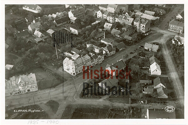 Klippan. Flygfoto.