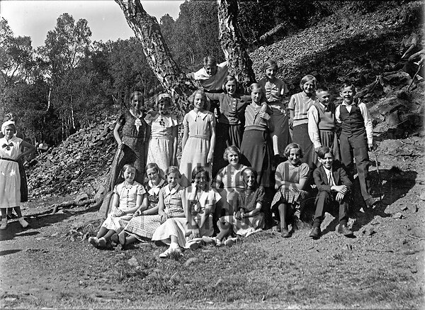Gruppbild skolklass