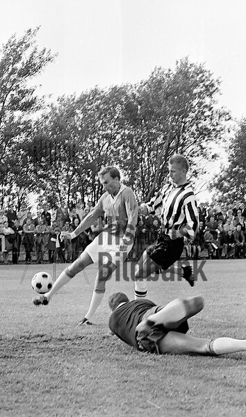 Fotboll Gunnarstorp - Landskrona Bois 1967