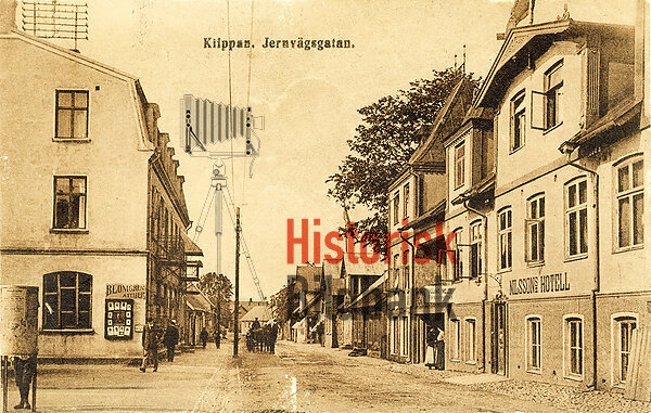 Klippan. Jernv�gsgatan.