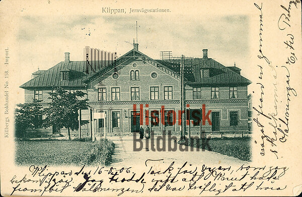 Klippan; Jernvegsstationen