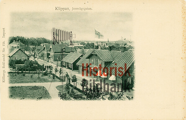 Klippan, Jernv�gsgatan.