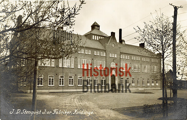 J.D Stenqvist J:or Fabriker, Kvidinge.